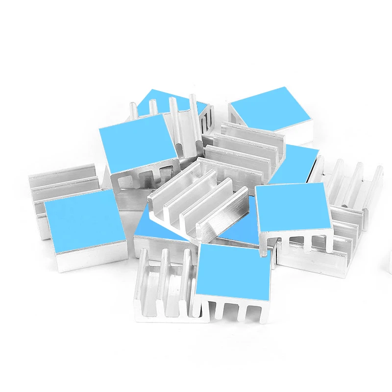 10 шт./лот Теплопроводящие Ленты из алюминия с термопроводящей клейкой пленкой