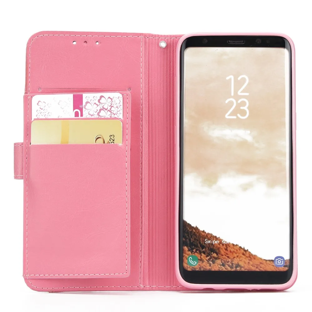 Befosson деловая искусственная кожа Crazy Horse сумка для Samsung Galaxy S8 S8plus чехол-кошелек
