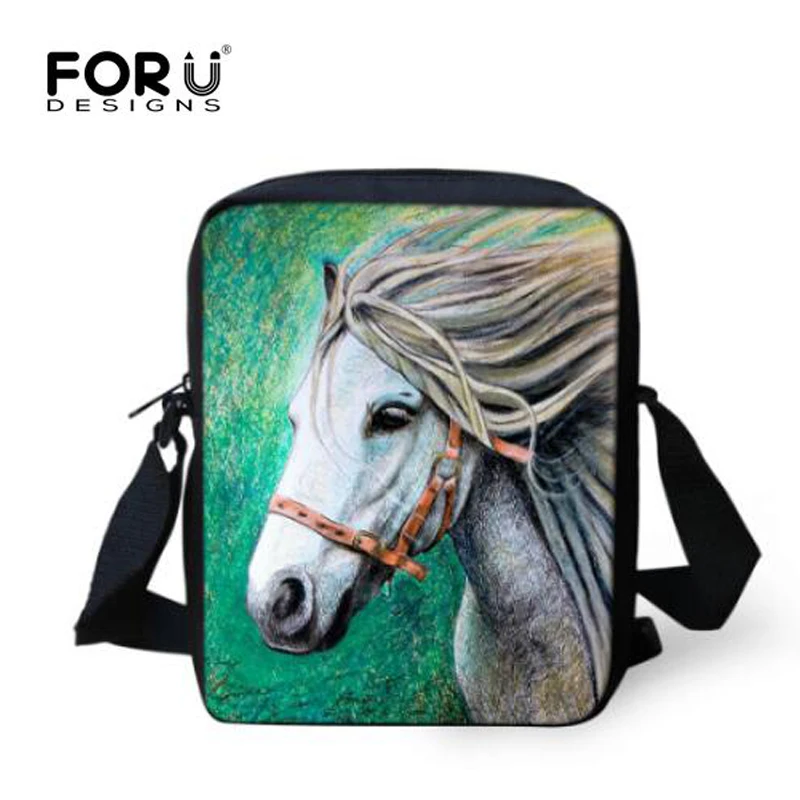 FORUDESIGNS/Женская мини сумка через плечо Crazy Horse женские сумки мессенджеры милые