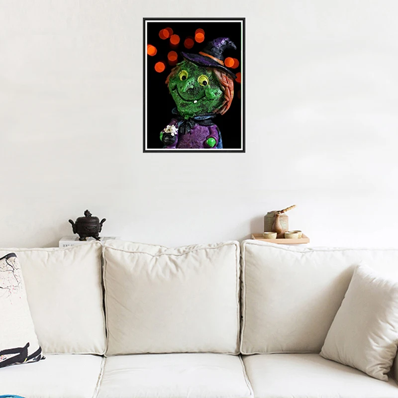 Набор для алмазной вышивки Тыква на Хэллоуин|painting cross stitch|diamond painting stitchdiamond |