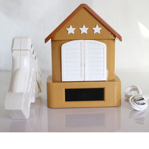 Электронная кукушка будильник творческий пластиковые часы цифры светодиодный