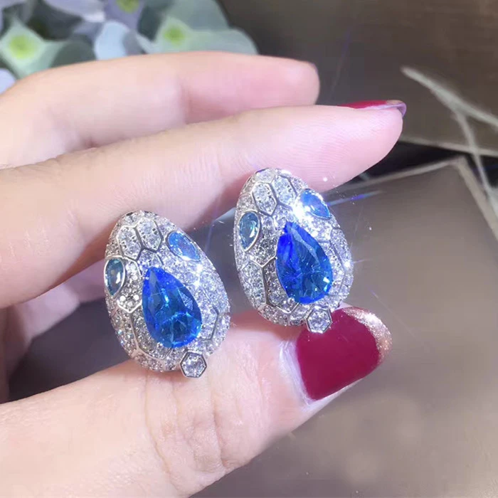 Модные дизайнерские Медь Jewelry 3A Цирконий партия серьги | Украшения и аксессуары