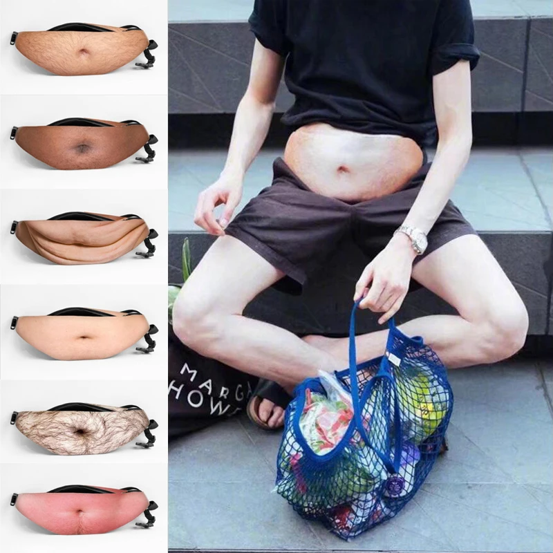 Модная забавная 3D сумка для мужчин и женщин универсальный поясной кошелек