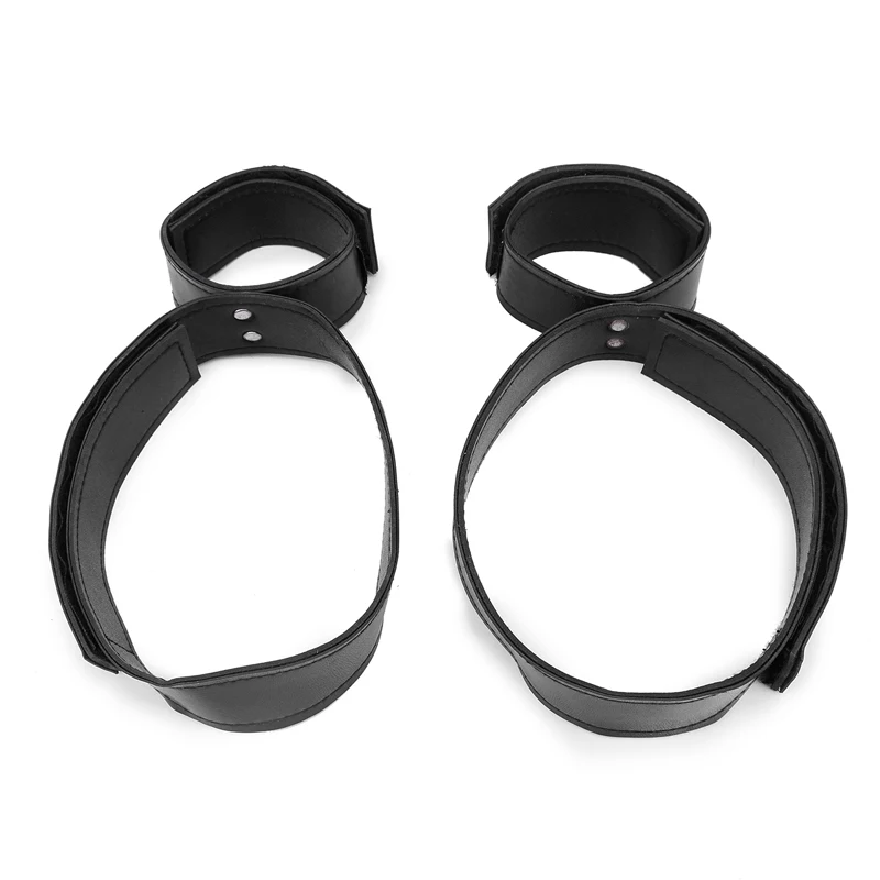 Sexy Leather Handcuffs Bondage Ankle Cuffs Kit For Sex Restraints Bdsm Set Toys Woman Adult Games |