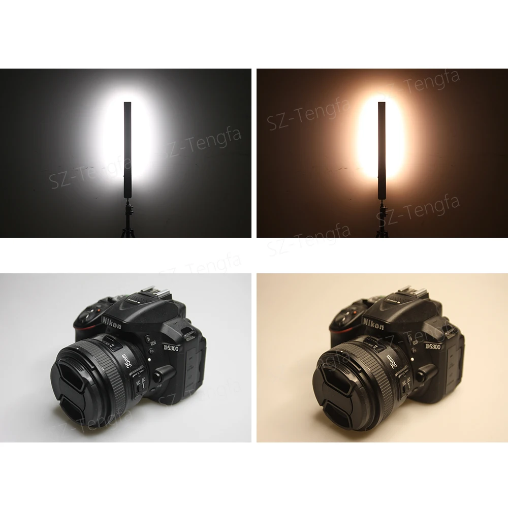 YONGNUO 360 LED YN360 5500K ручной светодиодный видео свет RGB красочные 39 5 см ICE Stick с F750