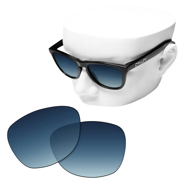 Blue Gradient Поляризационные Сменные линзы для солнцезащитных очков Оукли Frogskins - Цвет линз: Blue Gradient