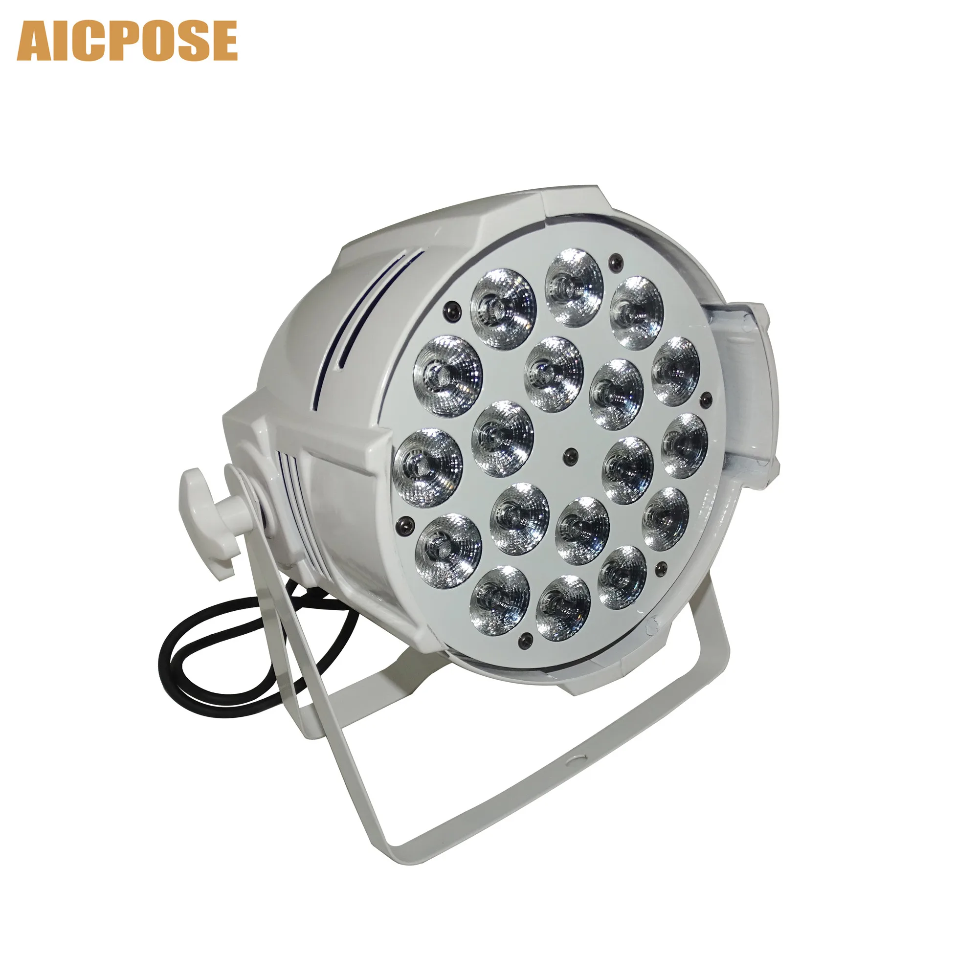 Алюминиевый Светодиодный прожектор сцсветильник 2 шт./лот 18*10 Вт RGBW 4 в 1