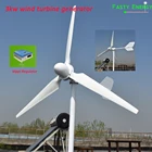 Большая распродажа, фабрика, 1 кВт, 2 кВт, 3 кВт, 5 кВт, новый горизонтальный ветрогенератор с свободной энергией 24-220 В, высокоэффективный домашний генератор