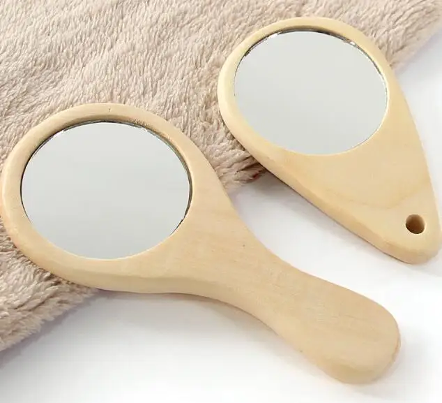 1 шт. декоративное деревянное зеркало для макияжа|cosmetic mirror|portable mirrorwood mirror |