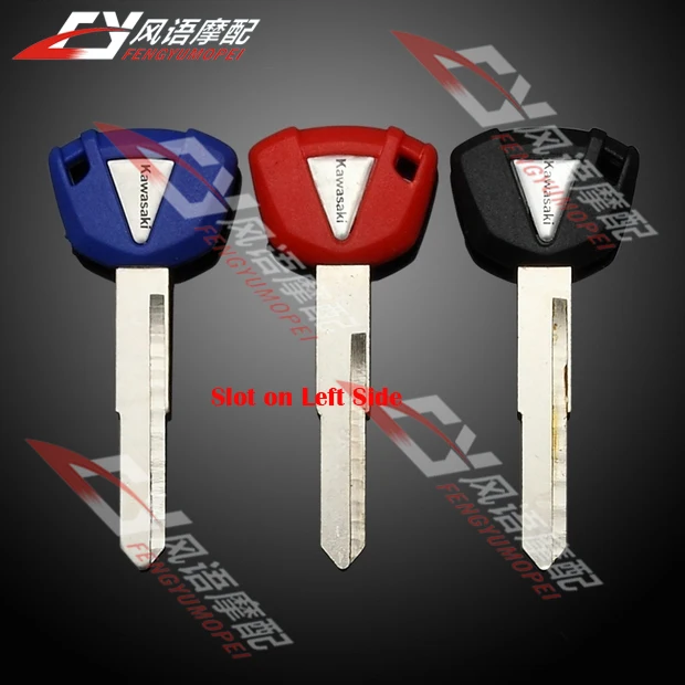 Заготовки для ключей мотоциклов Кавасаки ниндзи ZX 6R 7R 9R 10R ZZR400 12R бесплатная