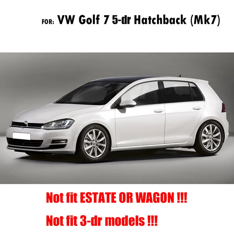 Обновленные кожаные автомобильные коврики для Volkswagen VW Golf 7/GTI R Mk7 хэтчбек Hatch 2013- пользовательские ножные колодки автомобильный коврик