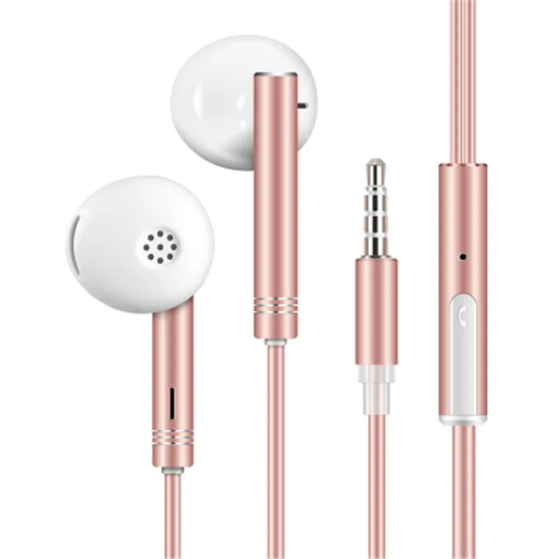 Спортивные наушники вкладыши с hd микрофоном для мобильного телефона музыки 3 5 мм