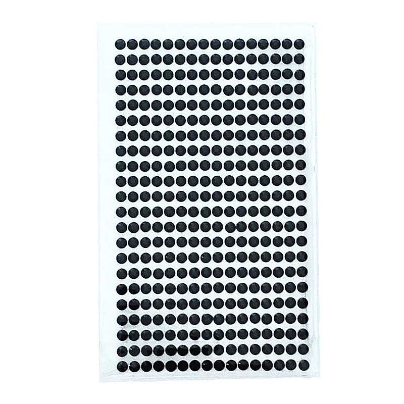 5 мм акриловые хрустальные ленты наклейки черные стразы самоклеящиеся алмазные