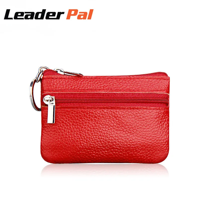 Leaderpal Пояса из натуральной кожи для монет женский кошелек дешевые zip Для женщин