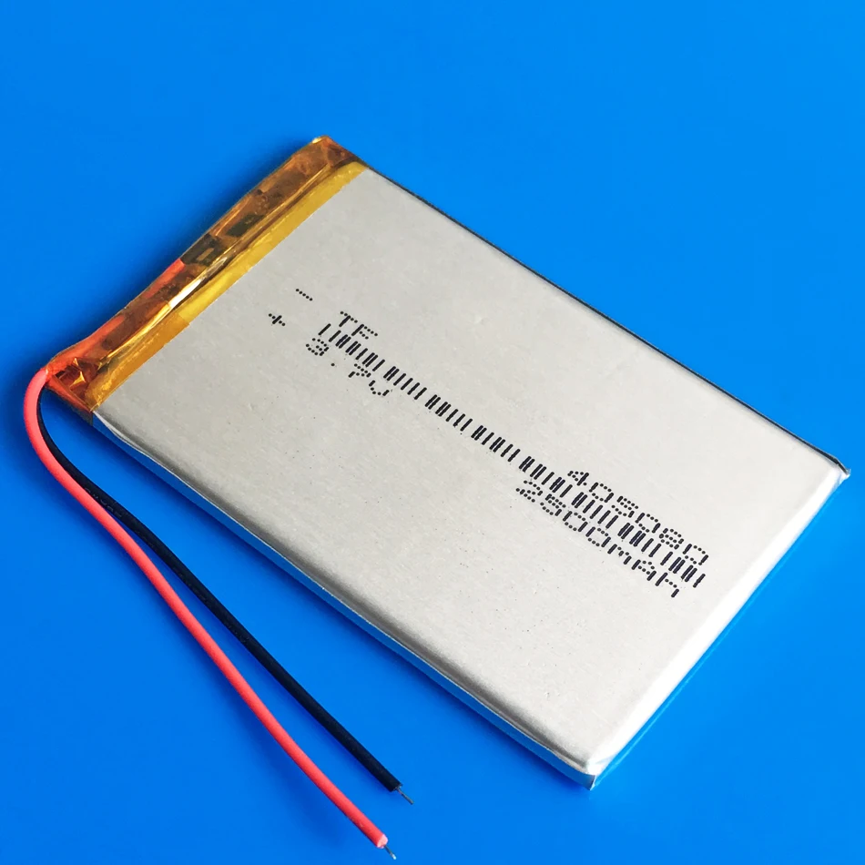 Литий полимерная аккумуляторная батарея 3 7 в 2500 мАч 405080 для GPS DVD PDA PAD power bank