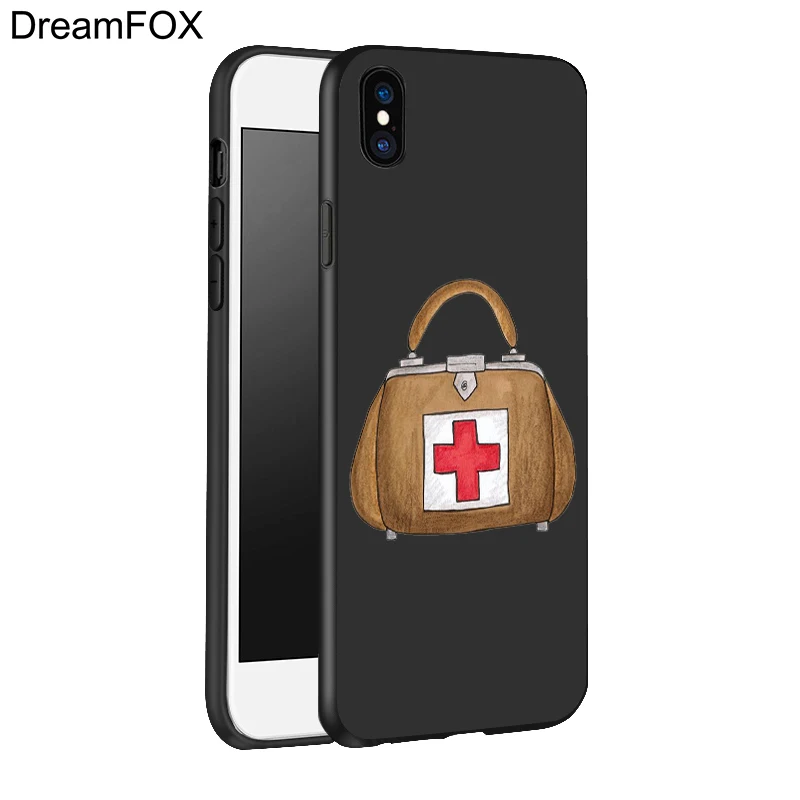 DREAMFOX L517 милый черный мягкий силиконовый чехол из ТПУ для Apple iPhone 11 Pro XR XS Max X 8 7 6 6S Plus