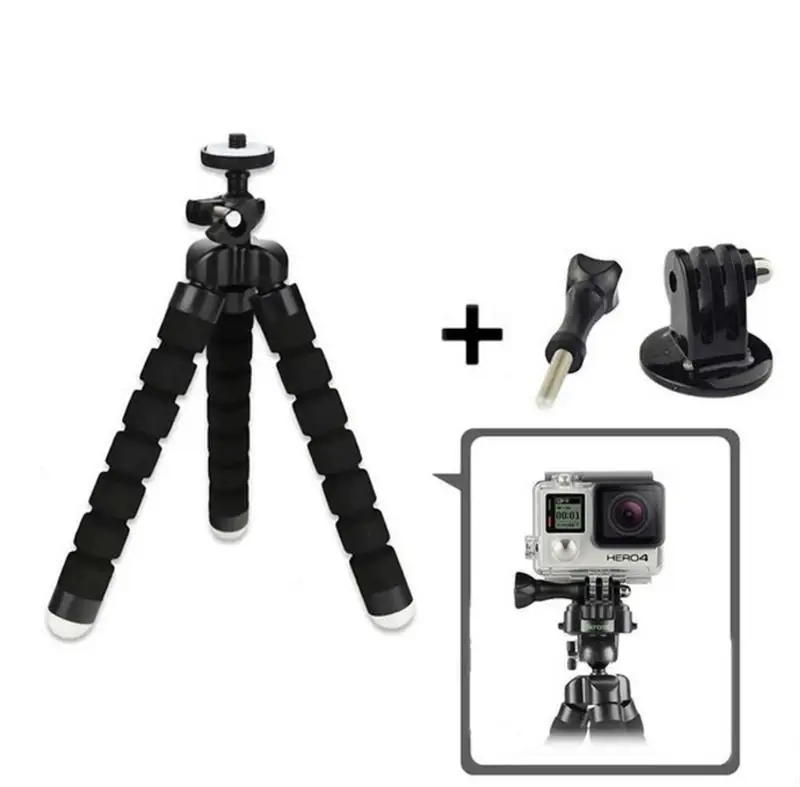 for GoPro Accessorie Wrumava гибкий Мини Осьминог штатив для телефона кронштейн Подставка монопод с винтом для GoPro Hero 5 4 3+ 2 Xiaomi Yi аксессуары - Цвет: for GoPro Accessorie