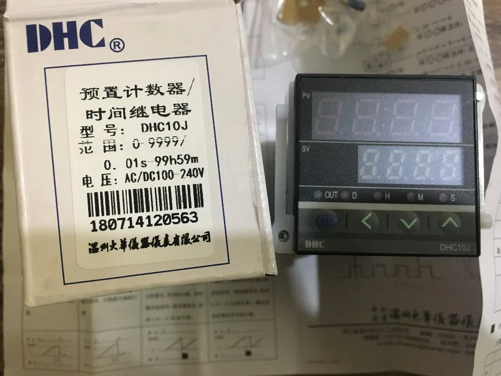Счетчик DHC DHC10J, реле времени, двухфункциональный счетчик таймера