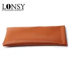 LONSY, 10 шт.лот, 2017, высокое качество, модный бренд, Коричневый чехол для солнцезащитных очков из искусственной кожи, мягкая сумка для очков, аксессуары для очков