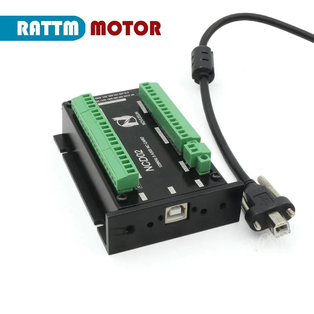

NCH02 G-code 4 axis CNC Controller Board NC Card USB Motion Control System replace DSP A11E