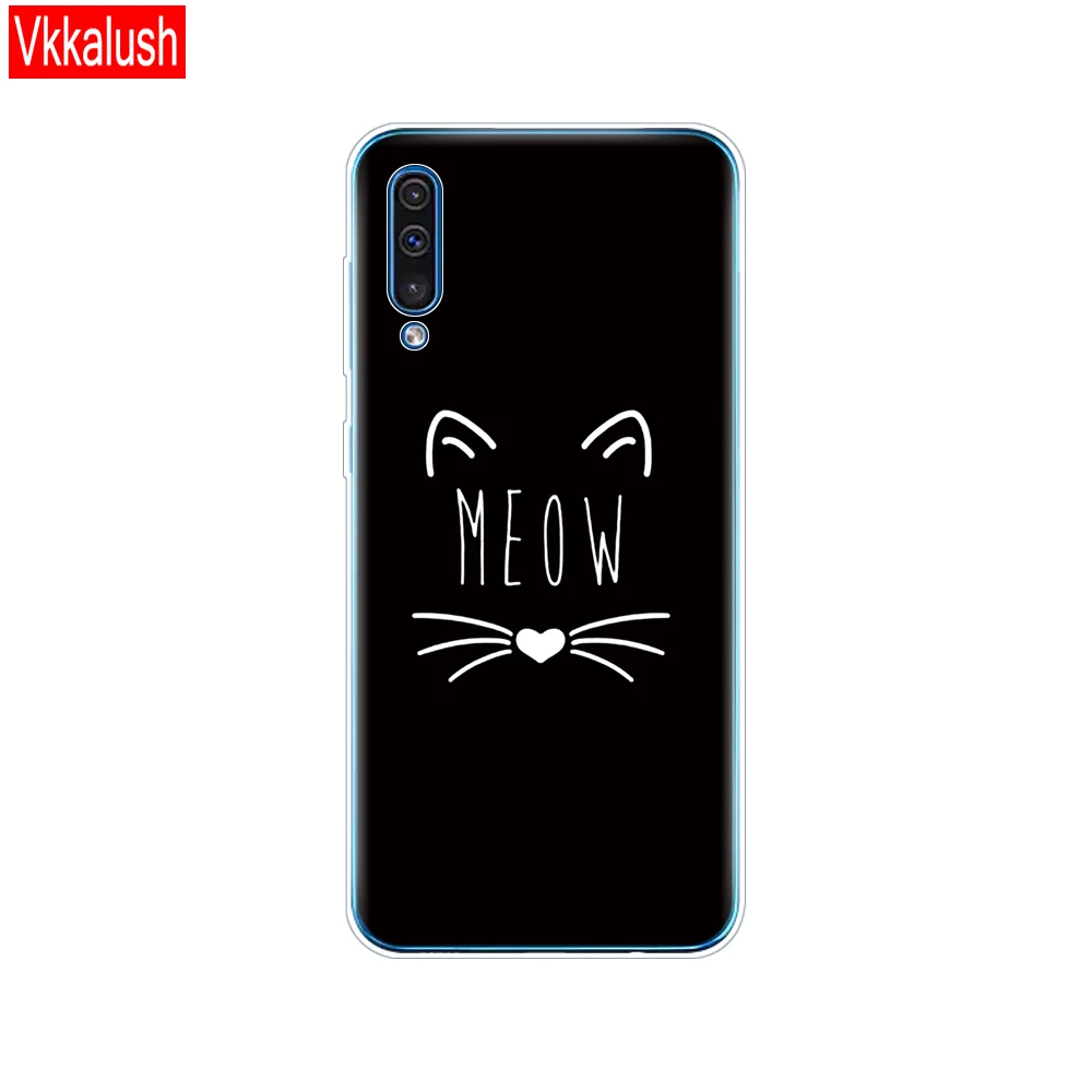 80089 Чехол для samsung Galaxy A50 силиконовый прозрачный Футляр задняя крышка чехол для телефона для samsung A50 A505 A505F SM-A505F мягкий чехол 6,4 - Цвет: 80089