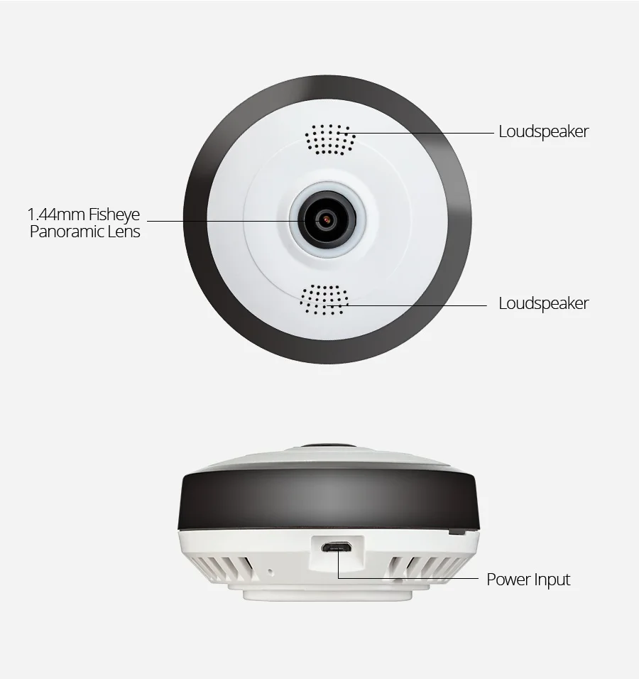 960 P IP Камера 360 панорамный дом безопасности Мини Wi-Fi P2P Fisheye Камеры Скрытого