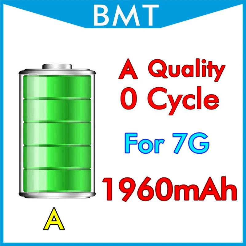 BMT Оригинал 10 шт./лот обычное качество 1960mAh 3 82 V батарея для iPhone 7 7G запасные