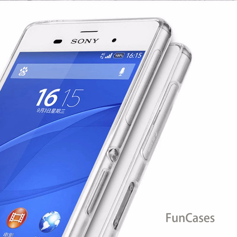 Ультратонкий Мягкий ТПУ прозрачный чехол для sony Xperia XA Z1 Z2 Z3 Z4 Z5 XA1 L1 L2 XA2 Прозрачная