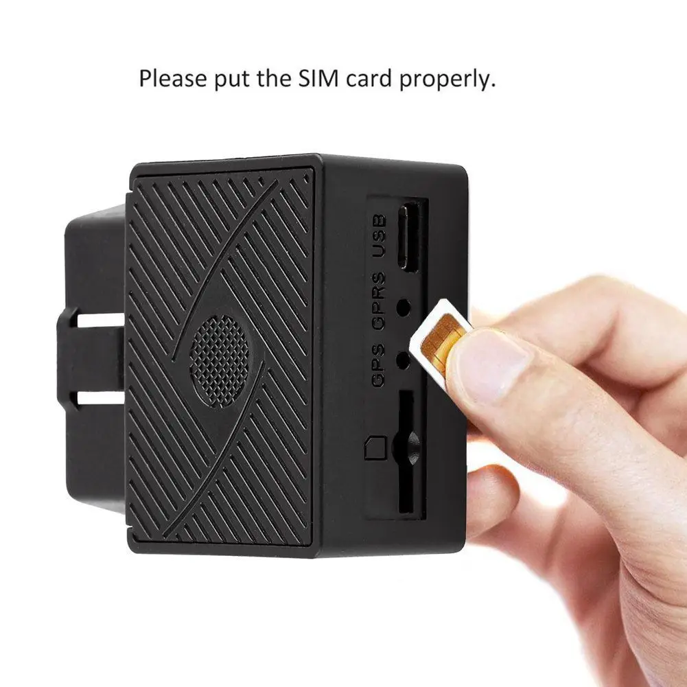 DSHA-Мини OBD gps трекер реального времени подростков вождения тренер автомобиля OBD2