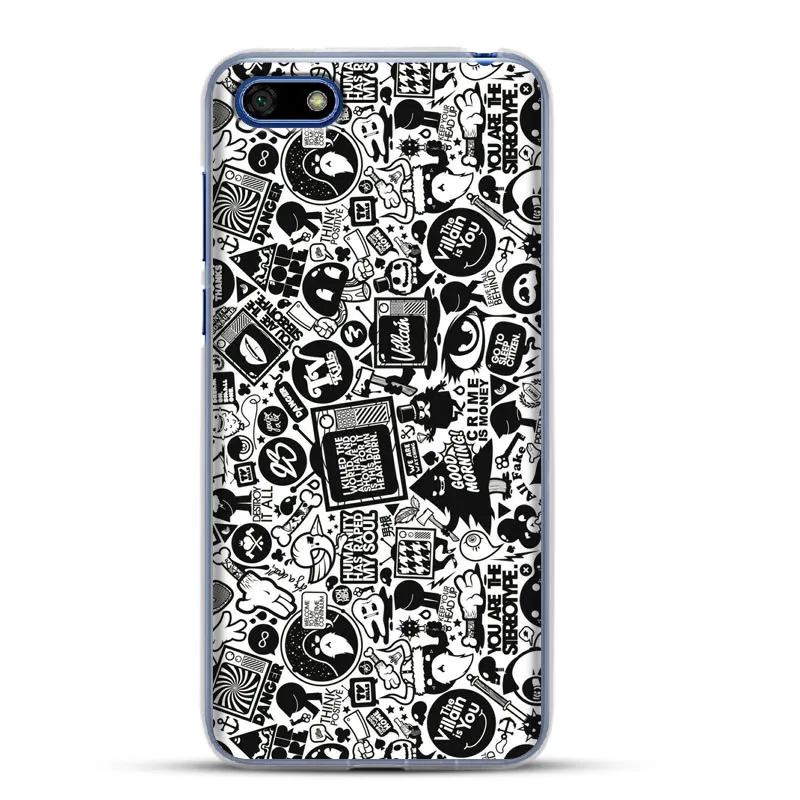Soft Case For Huawei Y5 Prime 2018 Luxury Silicone TPU Anti-knock Back Cover 5.45&quot Protection |