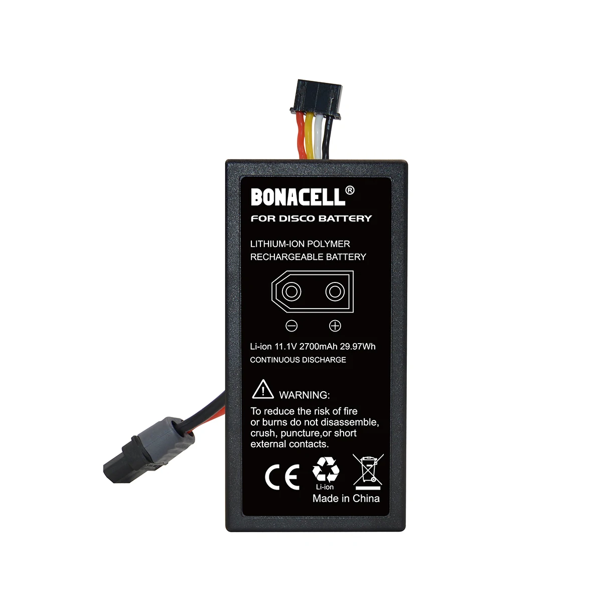 Bonacell 2700 mAh Перезаряжаемые БПЛА Батарея для попугай Disco Li-ion 11,1 v литий-ионный полимерный Перезаряжаемые Батарея L10