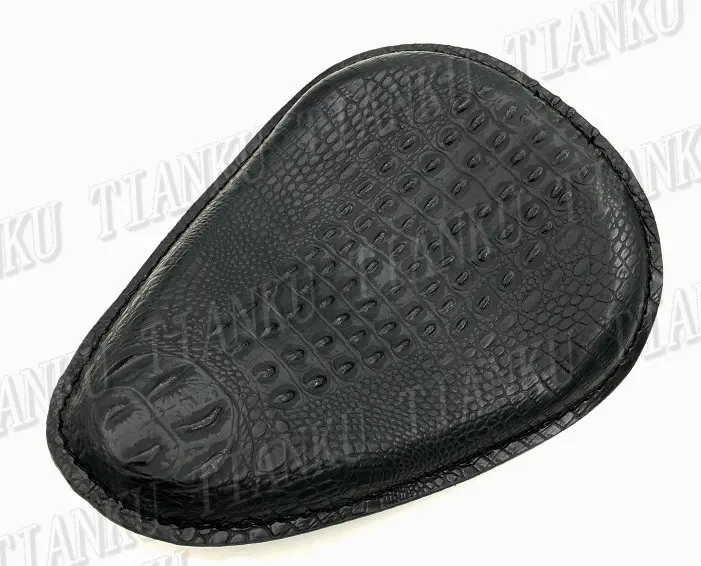 Кожаное сиденье с черными крокодиловыми полосками для Yamaha VStar 400 650 1100 1300 250 Virago Xv 535