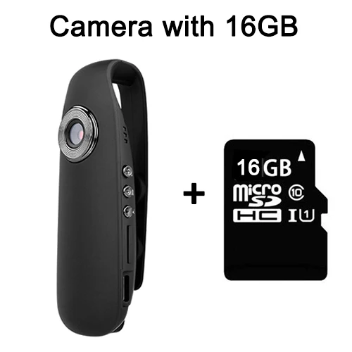 With 16GB Мини-видеокамеры MicroSD камера CMOS петля видео диктофон ручка 1080P HD камера обнаружения движения Спортивная уличная 130 широкий угол - Цвет: With 16GB