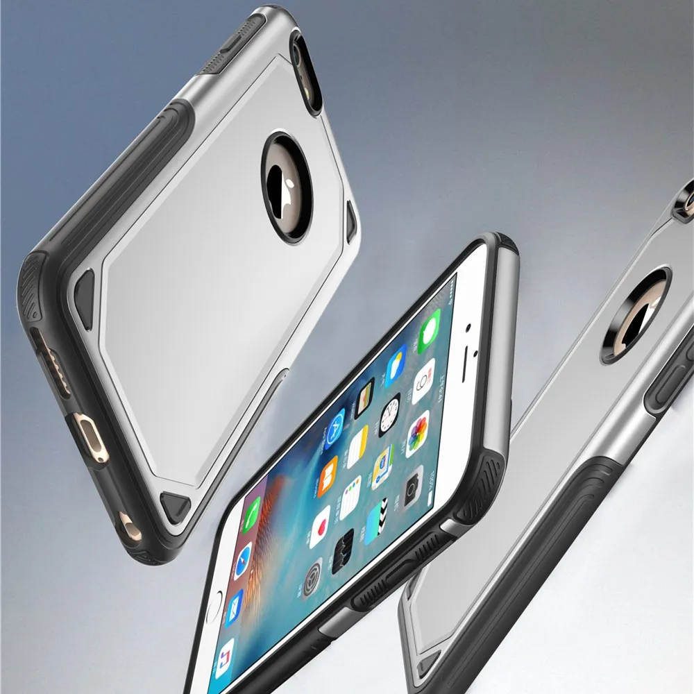 Heavy Duty Protection Phone Case For iPhone 6 6S Armor Shield Shockproof Luxury Slim Back Cover Plus |