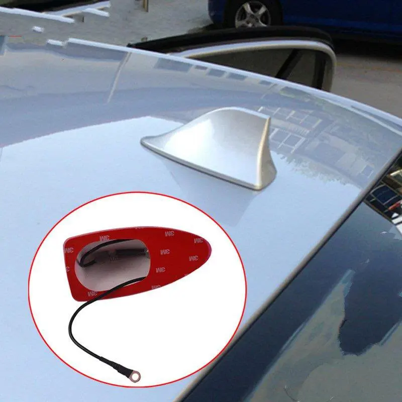 

SKTOO Car Accessories Sticker Blank Radio Shark Fin Antenna Signal External Extend for Volkswagen VW MK4 MK5 MK6 Golf 5 6 7 Polo
