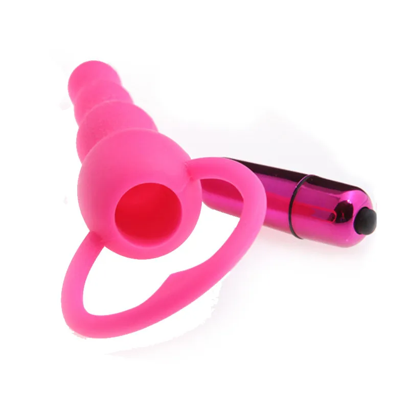Anal Vibrator Sex Toy Waterproof Silicone Butt Plug Adult Erotic Product Beads Vibrating Dildo Massager For Women | Красота и