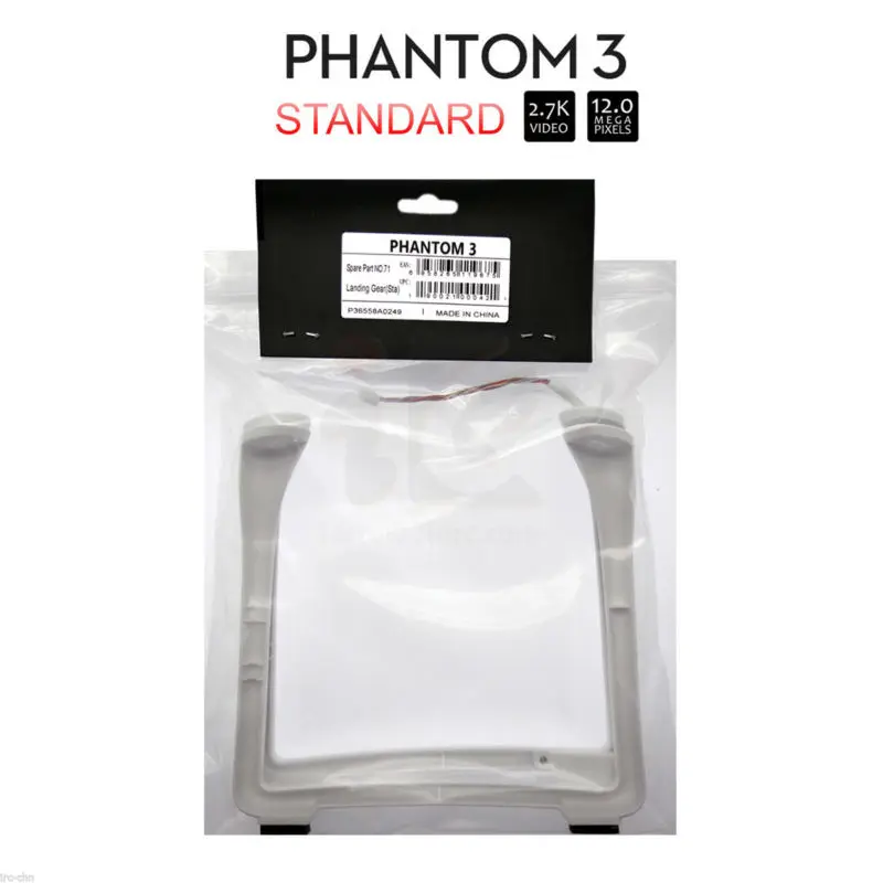 100% Original Brand New Spare Part Landing Gear With Compass For Quadcopter DJI Phantom 3 Standard RC Drone | Электроника