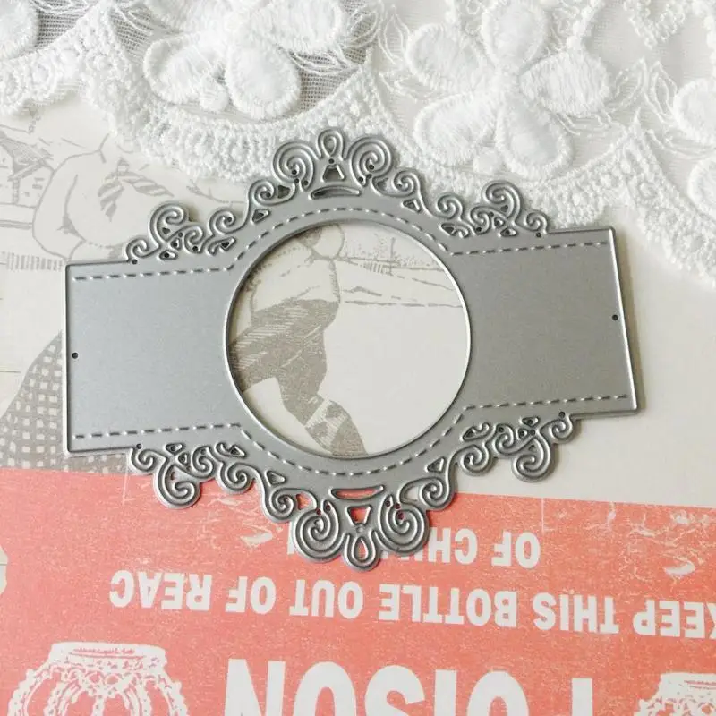 Lace Frame Metal Cutting Dies Stencil For DIY Stamp Scrapbooking Photo Album Paper Wedding Cards Decorative Craft Cut | Дом и сад