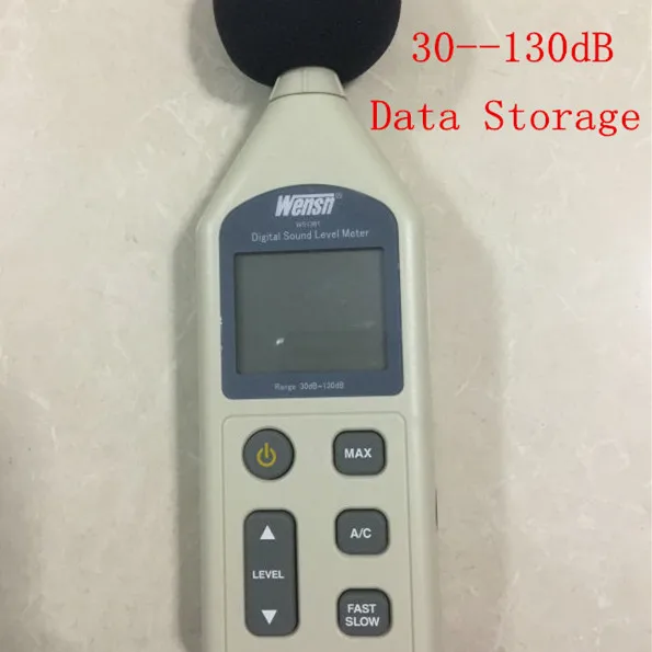 Цифровой измеритель уровня звука WS1361 тестер давления 30 130 дБ децибел USB шума с
