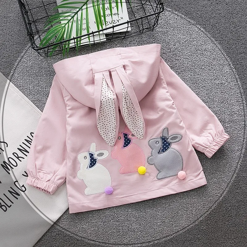 Куртки для маленьких девочек плащ 2019 Детское пальто Детская верхняя одежда с