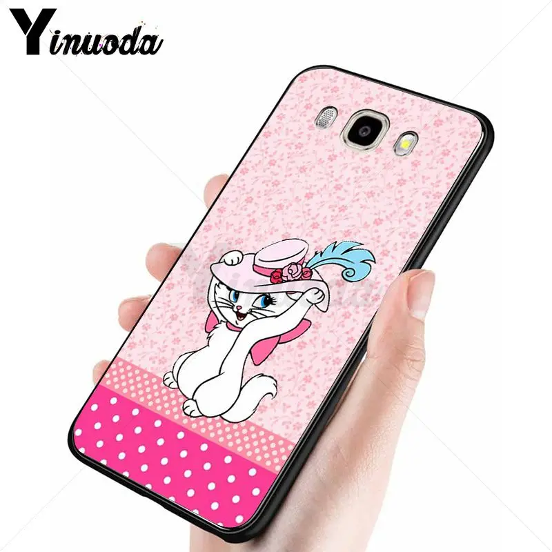Yinuoda розовый marie aristocats Мягкий силиконовый чехол для телефона Samsung Galaxy j6plus j7 prime j8 j2