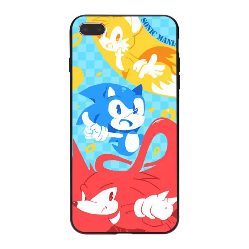 MaiYaCa Sonic Diy роскошный высококачественный защитный корпус телефона для iPhone 8 7 6 6S Plus X XS XR XSMax 5 5S SE Coque Shell - Цвет: 8