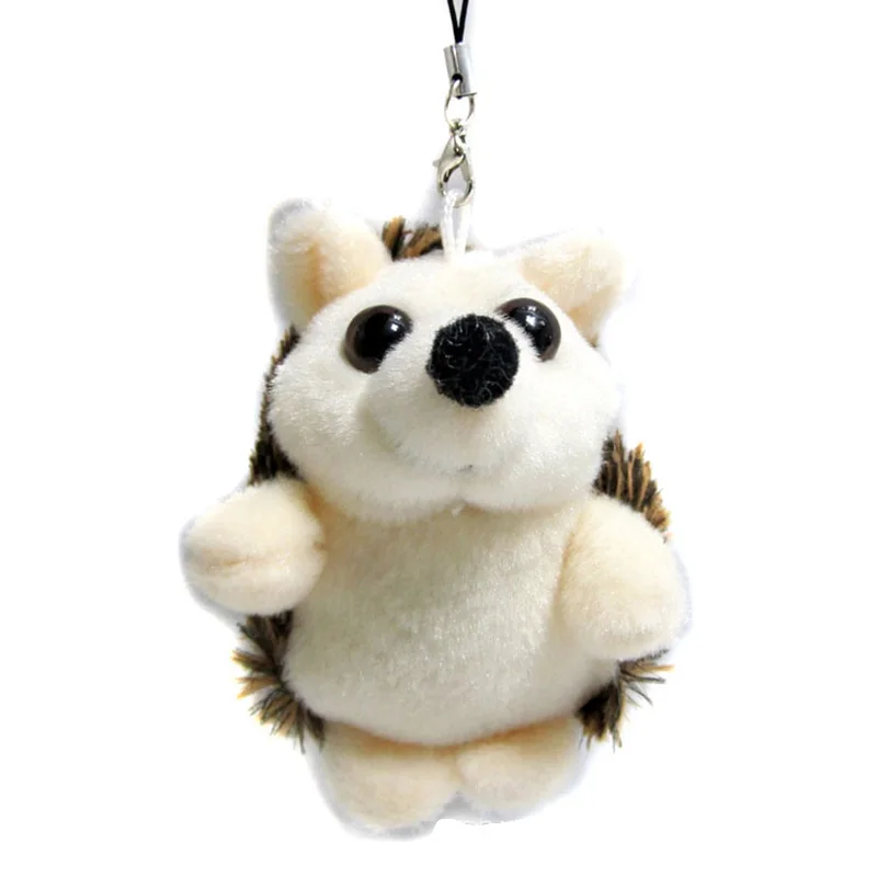 Животное мягкая плюшевая кукла на цепочке для детей милого Ежика 9 см Новые