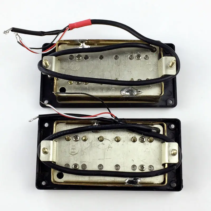1 комплект звукоснимателя для гитары Humbucker LP Gold Neck and bridge Alnico Pickup|Детали и
