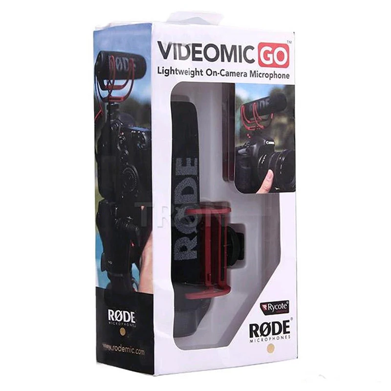 Foleto микрофона VideoMic Go видео Камера MIC Регистраторы ручной проводной 3.5 мм для Canon