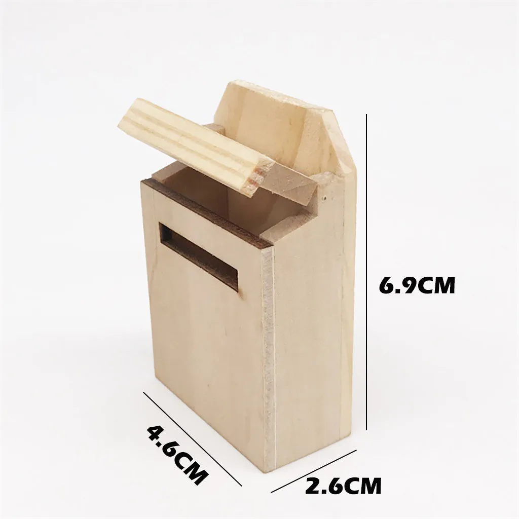 Высококачественный миниатюрный деревянный внешний почтовый ящик сделай сам