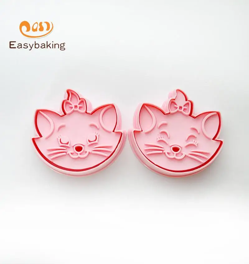 День рождения 3D Marie Cat животное выпечки инструменты 3D печенье Формочки печенья штампы ECC-004