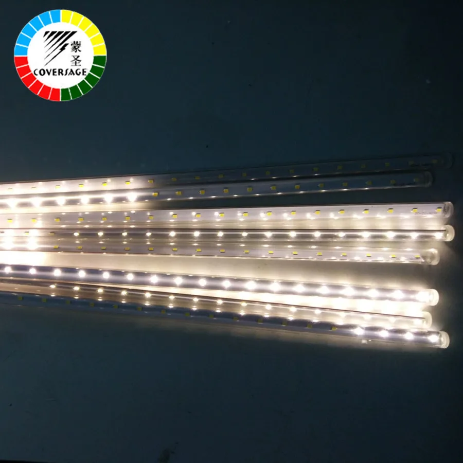 Coversage 50 см метеоритный дождь трубы 3528 SMD 2 шт. Рождественские огни