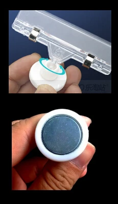 50 шт. маленький размер POP зажим магнитный держатель этикетки полка монтируется