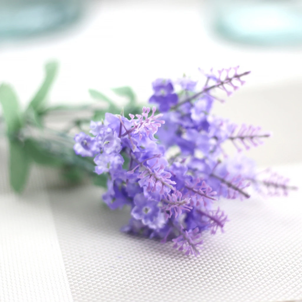 Искусственный цветок шелковые цветы домашний лаванды декоративные